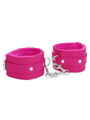 Plush Leather Handcuffs