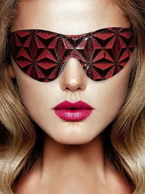 Luxury Eye Mask - Burgundy