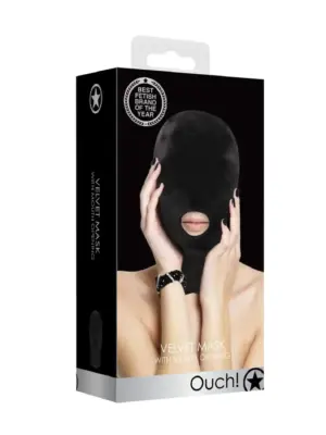 Mask with Mouth Opening