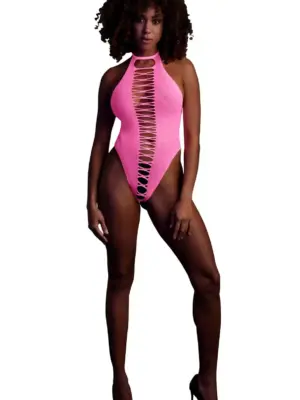 High-Cut Body - Neon Pink - XS/XL