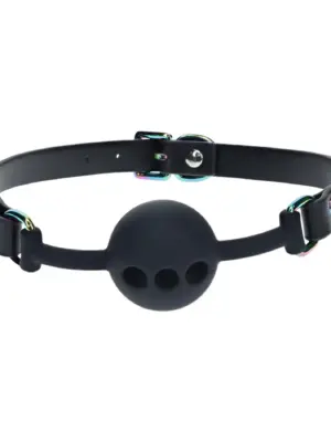 Venice Collection - Silicone Ball Gag - Black