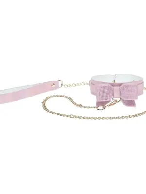 Paris Collection - Collar with Leash - Pink