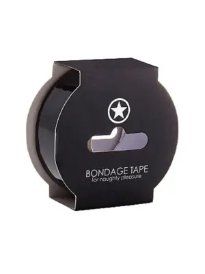 Non Sticky Bondage Tape - 17,5 Meter - Black