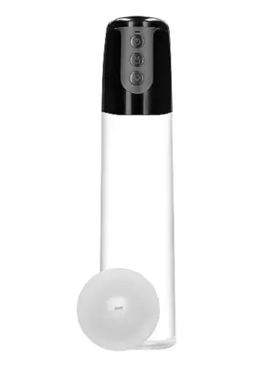 Automatic Cyber Pump with Masturbation Sleeve - Transparent