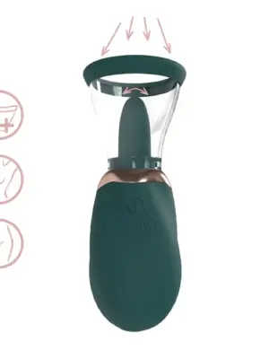 Boost - Rechargeable Vulva and Breast Pump - Forest Green
