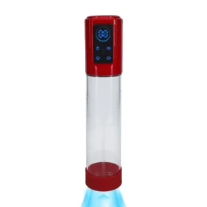 MegaLift - Automatic Waterproof Penis Pump - Metallic Red