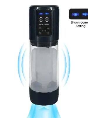 UltraLift - Automatic Waterproof Masturbator Pump - Gun Metal