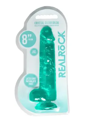 Realistic Dildo with Balls - 8""""/ 21 cm