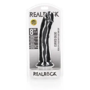 Curved Realistic Dildo with Suction Cup - 8""""/ 20,5 cm