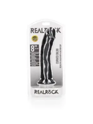 Curved Realistic Dildo with Suction Cup - 8""""/ 20,5 cm