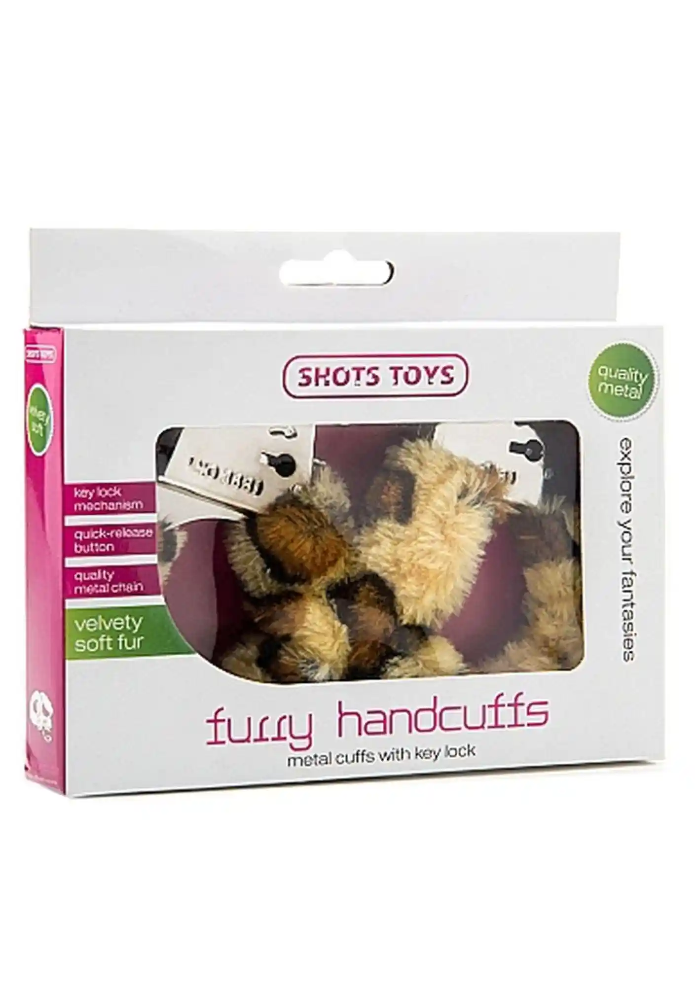 Furry Handcuffs - Cheetah - obrazek 2
