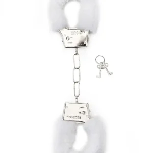 Furry Handcuffs - White