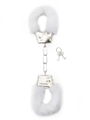 Furry Handcuffs - White