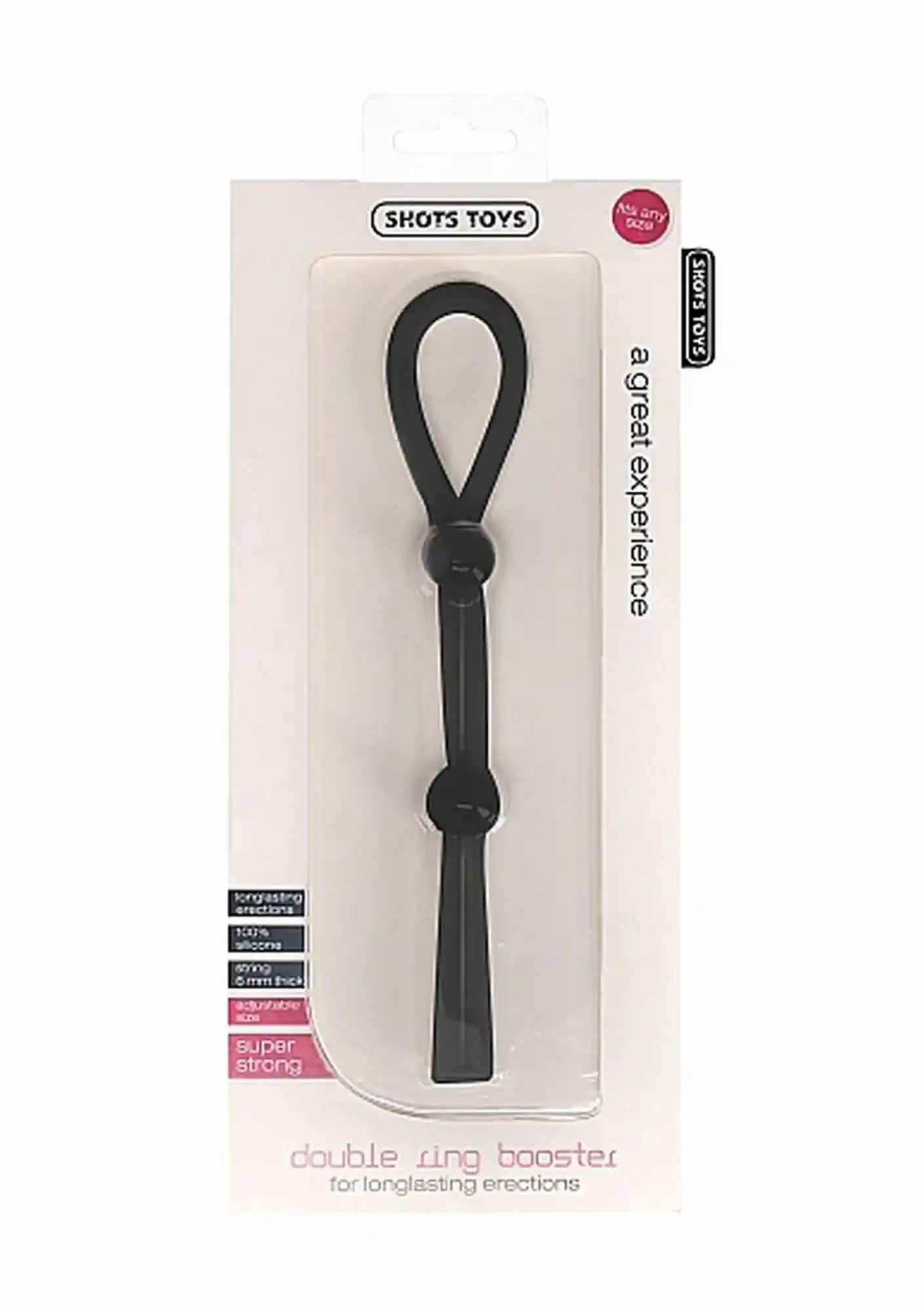 Double Ring Booster - Black - obrazek 2
