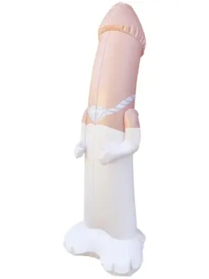 Inflatable Bride Bop Bag - Flesh
