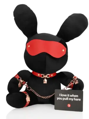 Niegrzeczny Gadżet Velvet Rabbit - Duży - Czarny