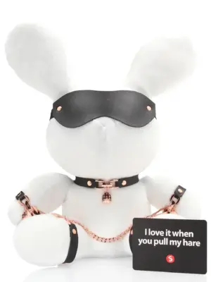 Rabbit Bondage - Velvet - Large - White