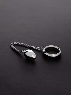 Donut C-Ring Anal Egg (40/40mm) with chain
