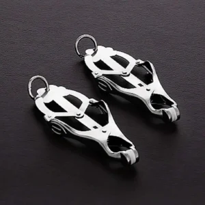 2 Squeezer Teaser Clover Nipple Clamps W Ring