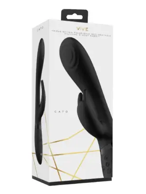 Cato - Pulse G-spot Rabbit - Black