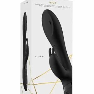 Wibrator Mira - Spinning G-spot Rabbit - Black