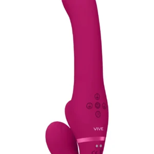 Ai - Dual Vibrating & Air Wave Tickler Strapless Strapon
