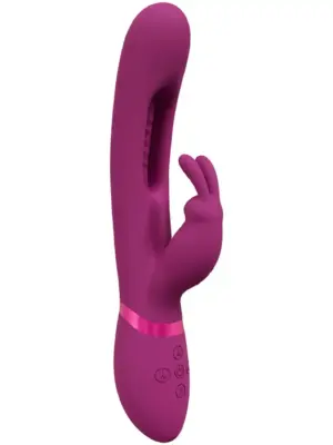 Mika - Triple Rabbit with G-Spot Flapping - Pink