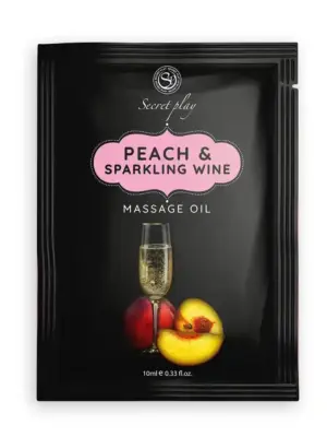 PEACH & SPARKLING WINE MASSAGE OIL 10 ML