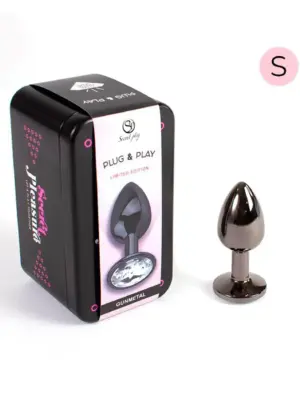 GUNMETAL BUTT PLUG S