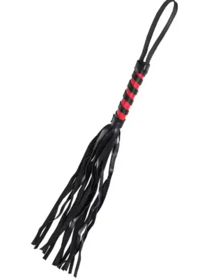 Anonymo flogger, PU leather, black, 45 cm