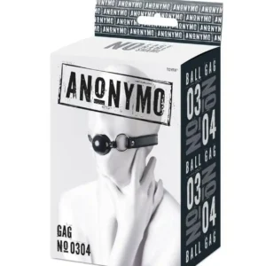 Anonymo gag, TPR, black, 64 cm
