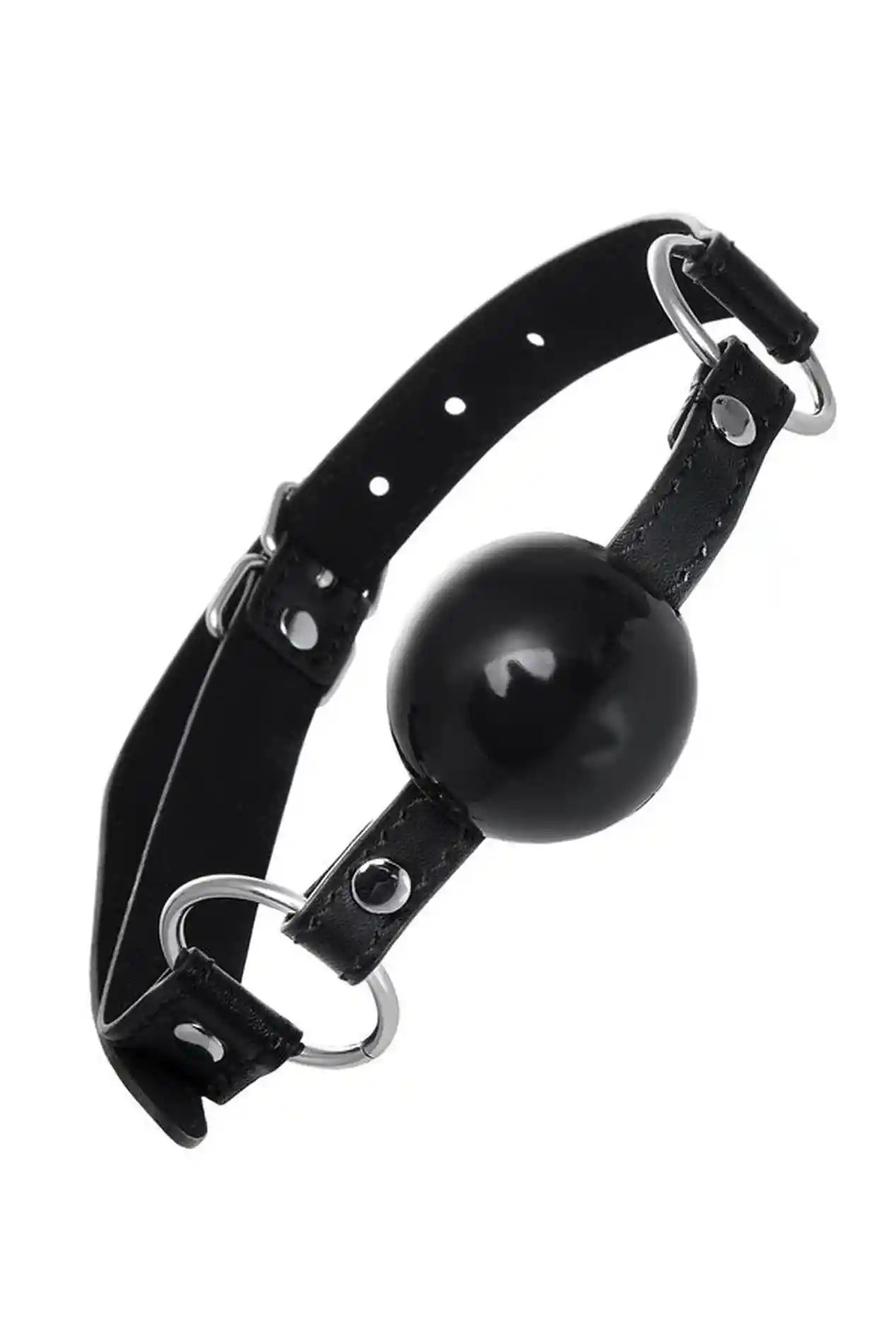 Anonymo gag, TPR, black, 64 cm - obrazek 7