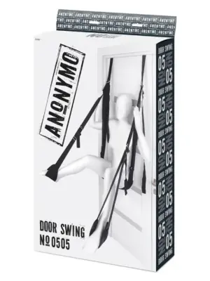 Anonymo Sex swing on the door , nylon, black