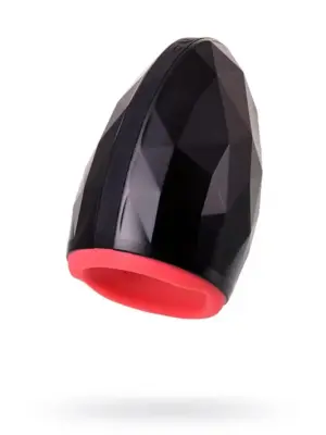 EROTIST Magma; Rechargeable masturbator with heating, Silicone, Black, 12 cm