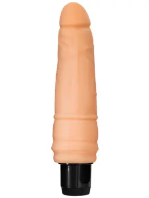 Wibrator Realistyczny A-TOYS, Regulacja Intensywności, Pierścienie na Podstawie 17 cm