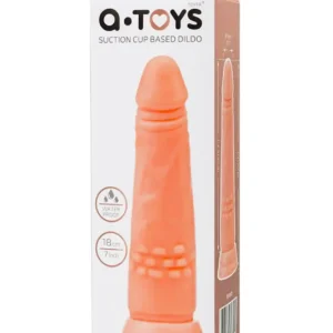 A-TOYS, Realistic Dildo, TPE, Flesh, 16.8 cm