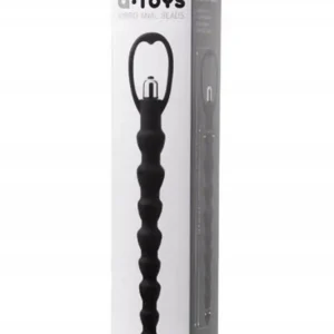 A-TOYS, Anal Vibration Chain, Silicone, Black, 32,7 cm
