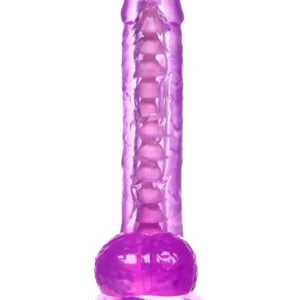 Realistic dildo A-Toys by TOYFA Celiam, TPE, purple, 20.5 cm