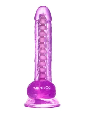 Realistic dildo A-Toys by TOYFA Celiam, TPE, purple, 20.5 cm