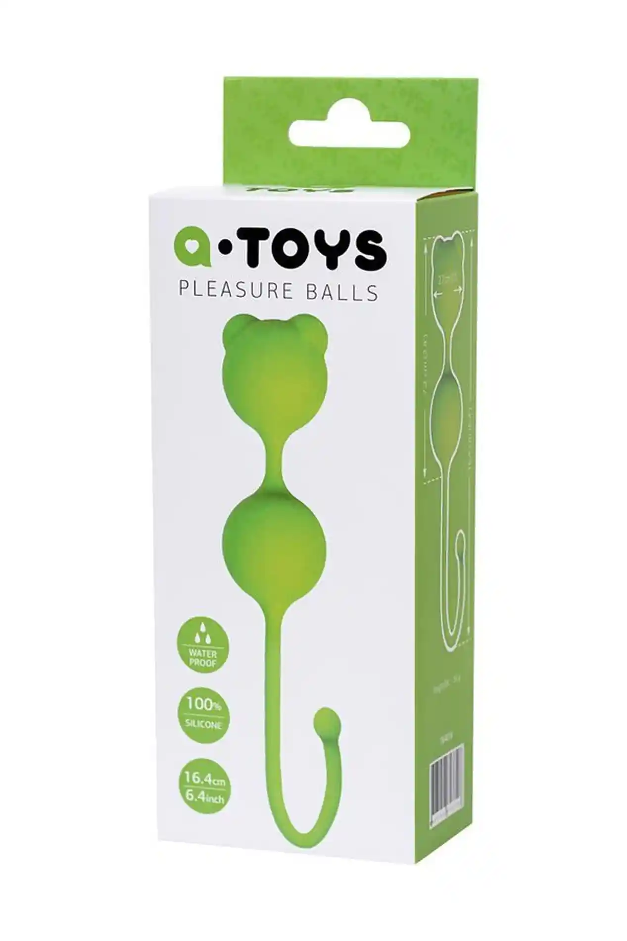 Pleasure balls A-Toys Green - obrazek 4