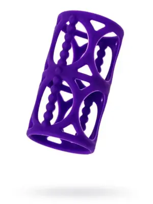 A-TOYS, Penis Sleeve, Silicone, Purple, 7.5 cm