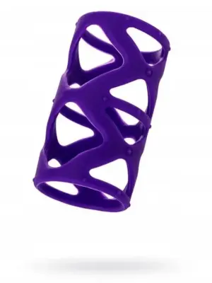 A-TOYS, Penis Sleeve, Silicone, Purple, 7.5 cm