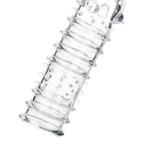 A-TOYS, Penis Sleeve, TPR, Transparent, 15.3 cm