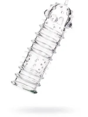 A-TOYS, Penis Sleeve, TPR, Transparent, 15.3 cm