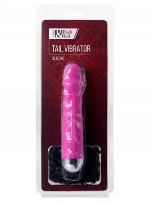 xBlack & Red, Vibrator, 6 vibration modes, silicone, pink, 16 cm, O 3.5 cm