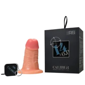 Realistic dildo Caliber 14/6 , PVC, flesh, length 14cm, diameter 6cm