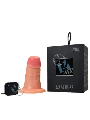Realistic dildo Caliber 14/6 , PVC, flesh, length 14cm, diameter 6cm