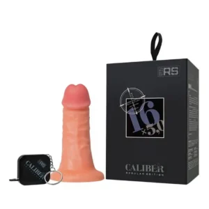 Realistic dildo Caliber 16/5 , PVC, flesh, length 16cm, diameter 5cm