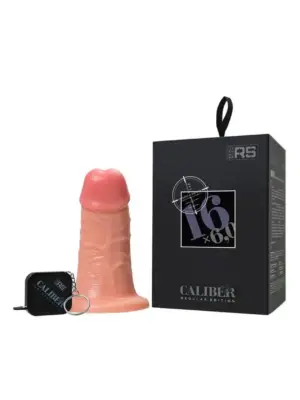 Realistic dildo Caliber 16/6 , PVC, flesh,  length 16cm, diameter 6cm