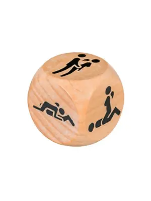 Kostka Erotyczna Drewniana 3x3 cm